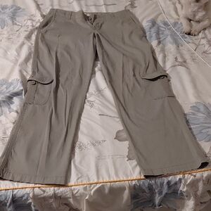 Women's Gray Cargo Pants
